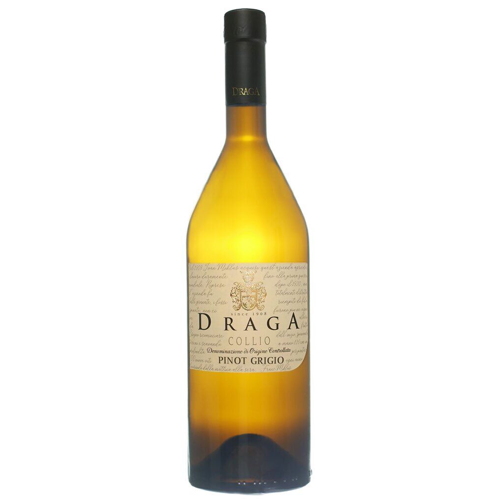 Вино Draga Pinot Grigio Collio сухе біле 14.5% 0.75 л